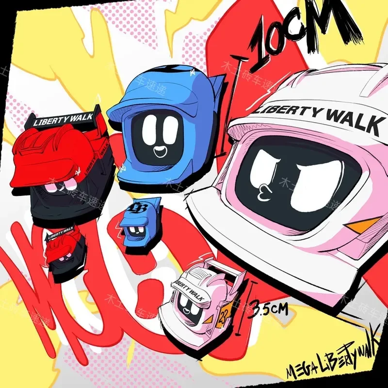 【stock】dasai-3rd-lbwk-and-mochi-generation-f40-limited-jdm-mood-robot-ornament-car-interior-decor-collectible-for-enthusiasts