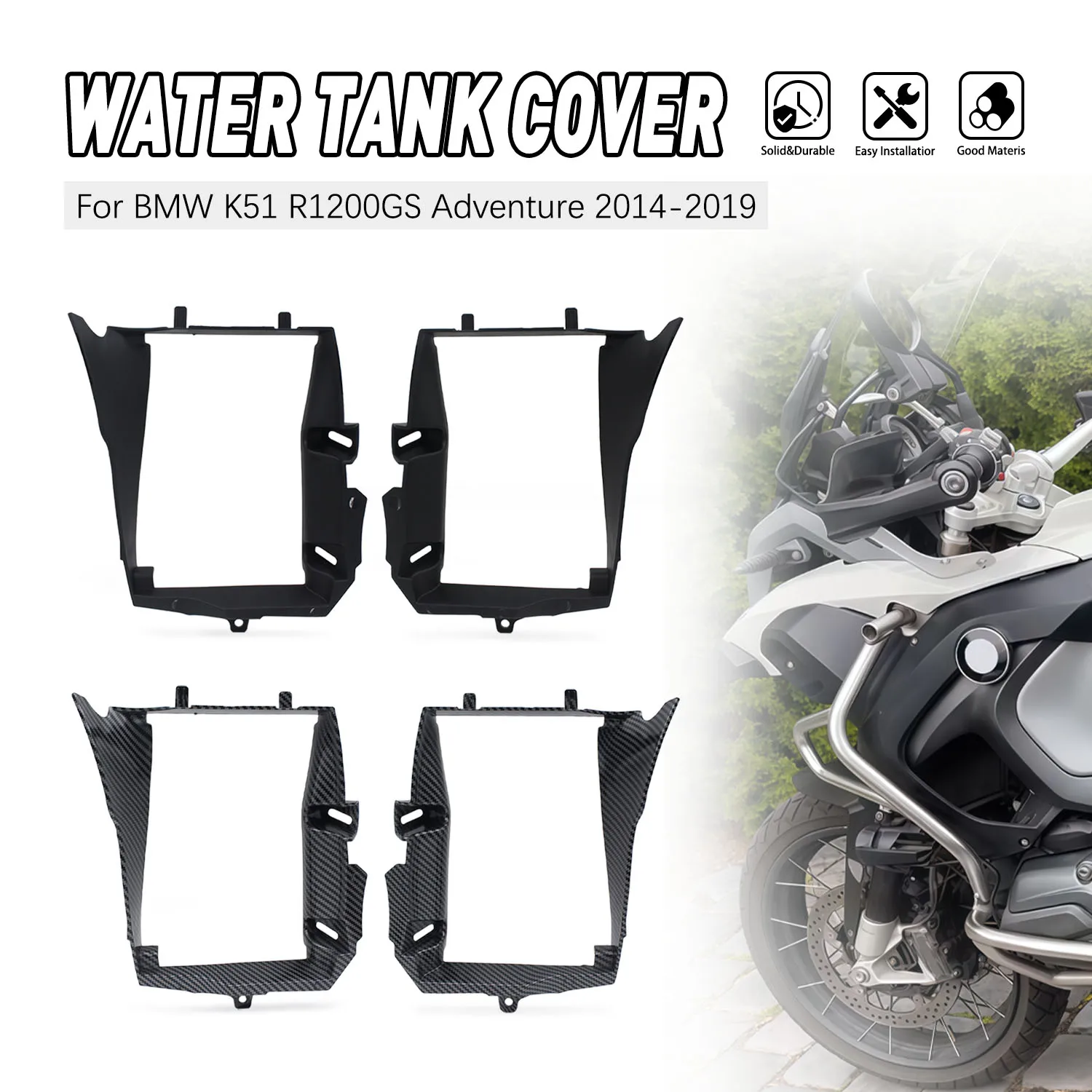 Motorcycle Parts Unpainted Air Supply Air Duct Trim For BMW K51 R 1200 GS R 1200GS R1200 GS Adventure 2014-2017 2018 2019