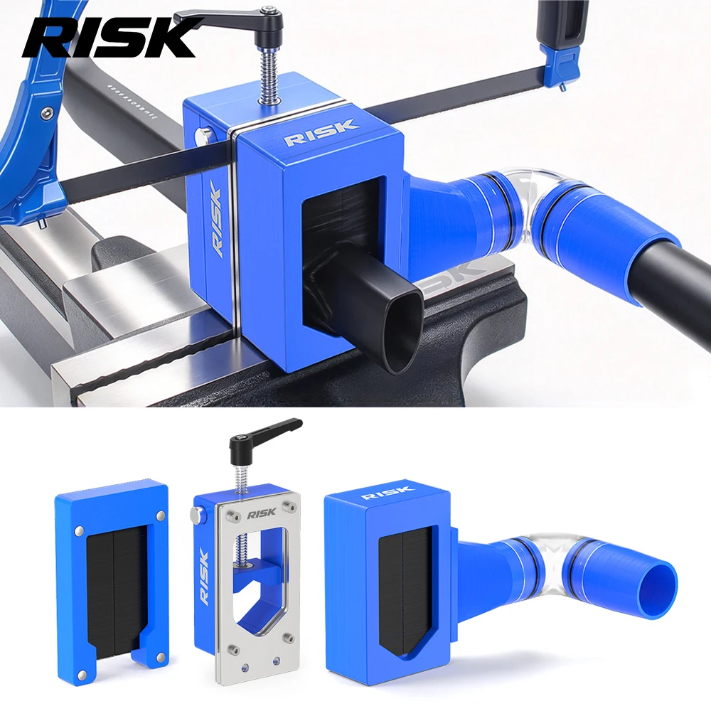 RISK Bike Standard Oversized Adjustable Cutting Saw Guide Tube Pipe Fork Steerer Seatpost Cutter Blades Tool