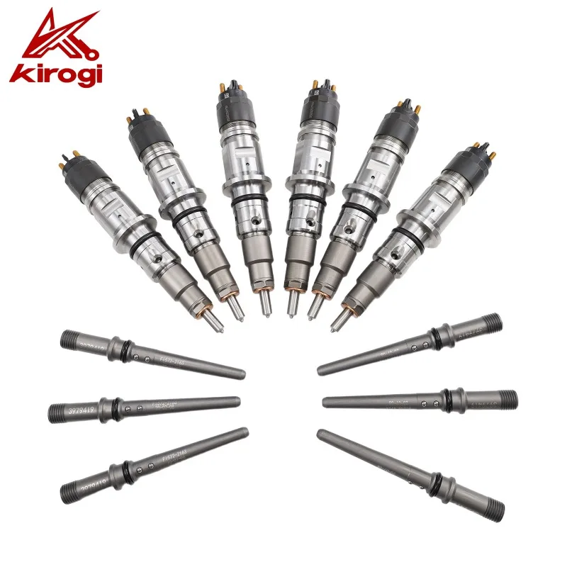 6 pz/set 0986435518 68027067AA Iniettore di Carburante Diesel 0445120050 Per Dodge Ram 2500 3500 Cummins 6.7L 2007-12 0445120193 0445120050