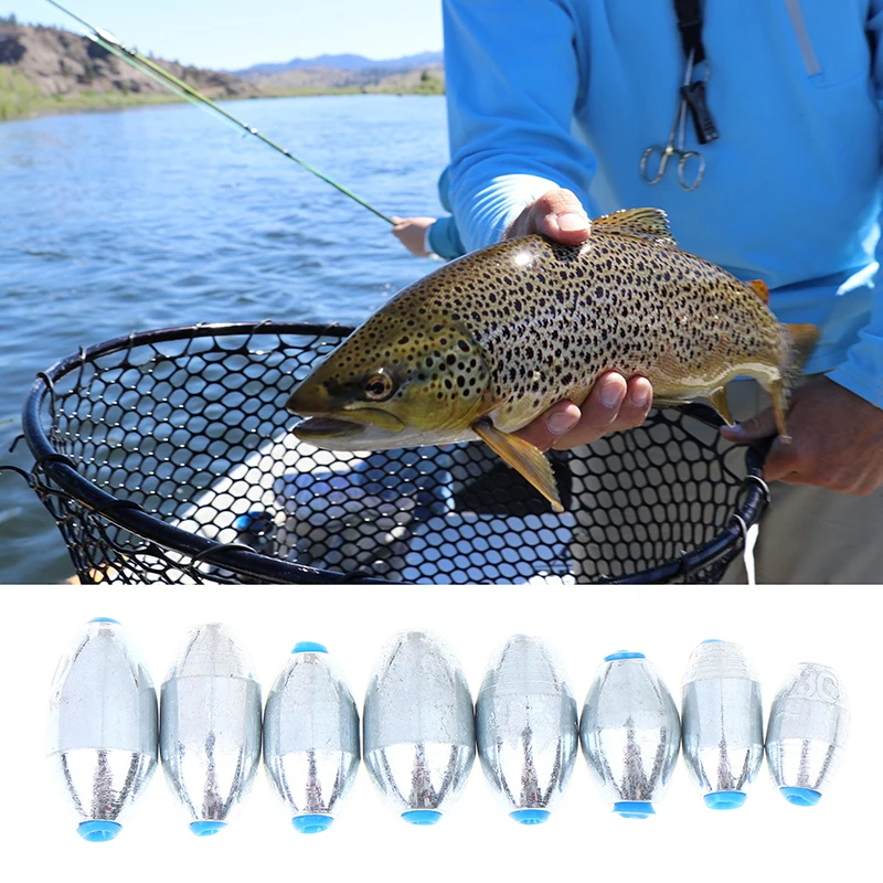 20 قطعة/الوحدة سبائك الكربون الصلب الجوف الزيتون الصيد الغطاسون 3 جرام/4 جرام/5 جرام/6 جرام/7 جرام/8 جرام/9 جرام/10 جرام الصيد الأوزان الصيد اكسسوارات #2