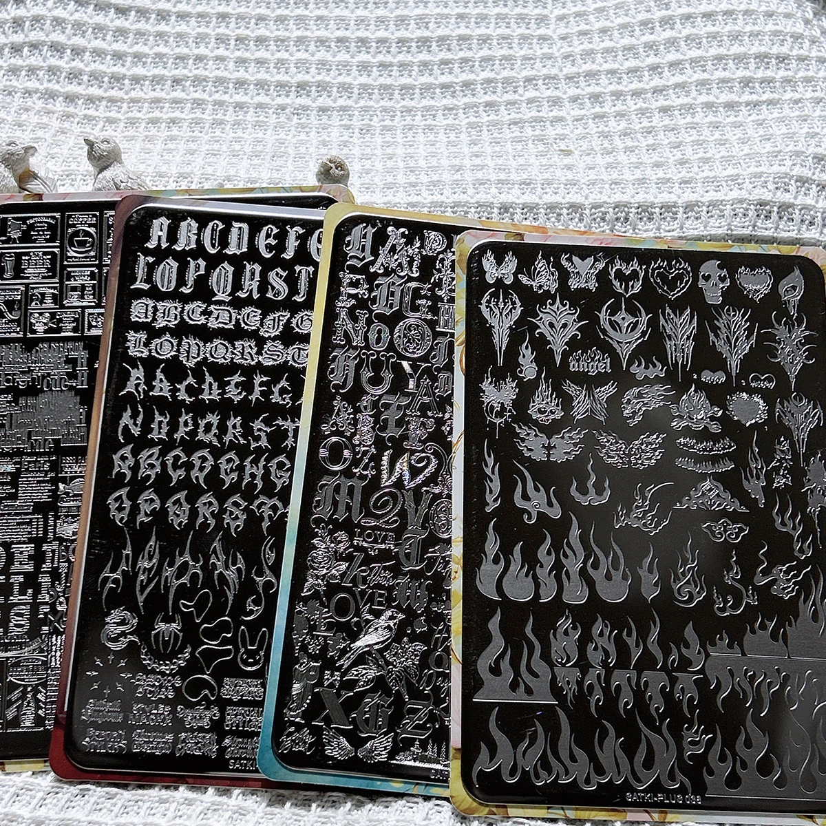 Nail Art Stamping Plate Stamping Steel Plate Beginner-Friendly No-Painting Nail Decoration Template Twelve Zodiac Signs Leo Aries Sagittarius Scorpio Pisces Nail Pattern Stamping Gel Nail Polish Mold Nail Stamping Template Transparent Transfer Silicone Stamping Steel Plate