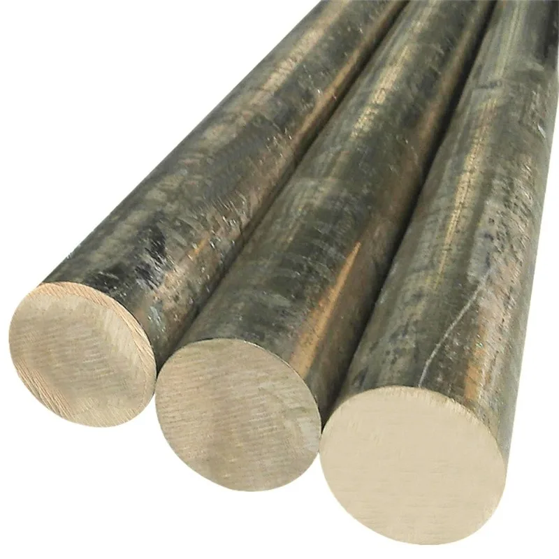 Rodada Bronze Bar Rod para Modelagem Tubo de Fio Circular Faca Handle Material Faça Você Mesmo Hardware Alta Qualidade