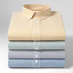 2024 printemps et été nouveau style Vêtements pour hommes à manches longues chemise oxford men100% coton haute qualité poche chemises pour hommes S-4XL