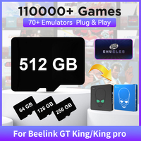 Game TF Card Support for Beelink GT King/King Pro Game Console S922X TV Box 110000+ Games& 70+ Emulators for PSP/PS1/NDS/N64/DC