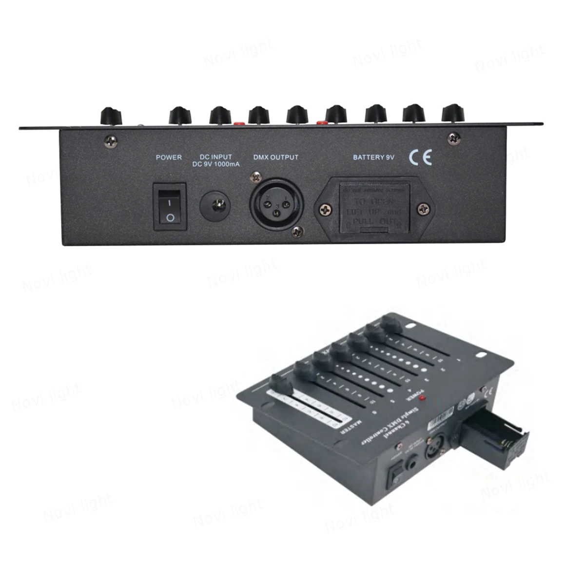 6 16 32 Kanal einfache Mini DMX Controller Batterie DMX512 Beleuchtungskonsole für Computer Licht Dimmer