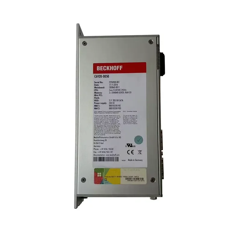 C6930-1044-0050 C6930-0040 C6930-1156-0050 C6930-1069-0030 Industrial Computer Controller BECKHOFF PLC