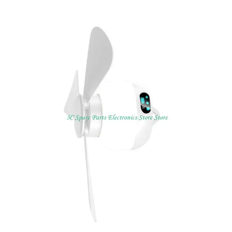 SZ 6000mAh Cordless Camping Fan with Light Detachable Blade Hanging Fan for Outdoor Canopy Dormitory Tent Ceiling Fan