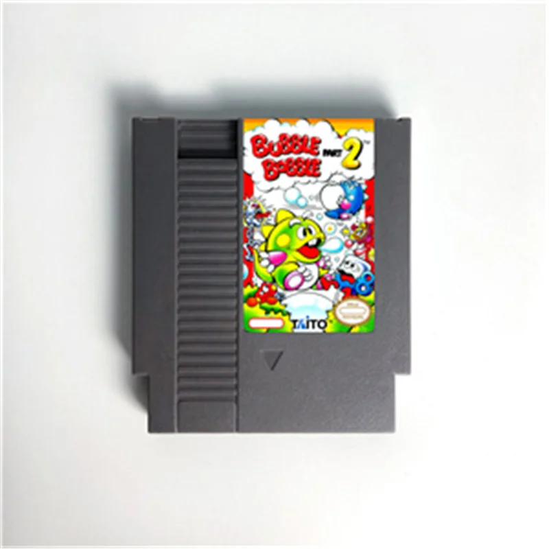 Game Cartridge  Bubble Bobble 1 2 for 72 PINS Game Console  Retro