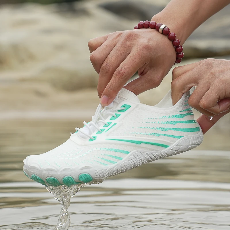 

Unisex Quick Dry Water Shoes Men Women Colorful Beach Swimming Surfing Seaside Aqua Shoes Couple Barefoot Upstream Sneakers36-43