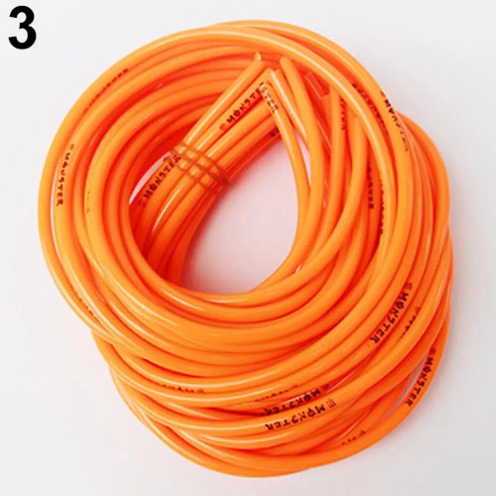 1M Petrol Fuel Hose Gas Oil Pipe 5mm I/D 8mm O/D Tube High Temperature Resistant Pipe Rubber Fuel Line Hose Tube For Pit Bike