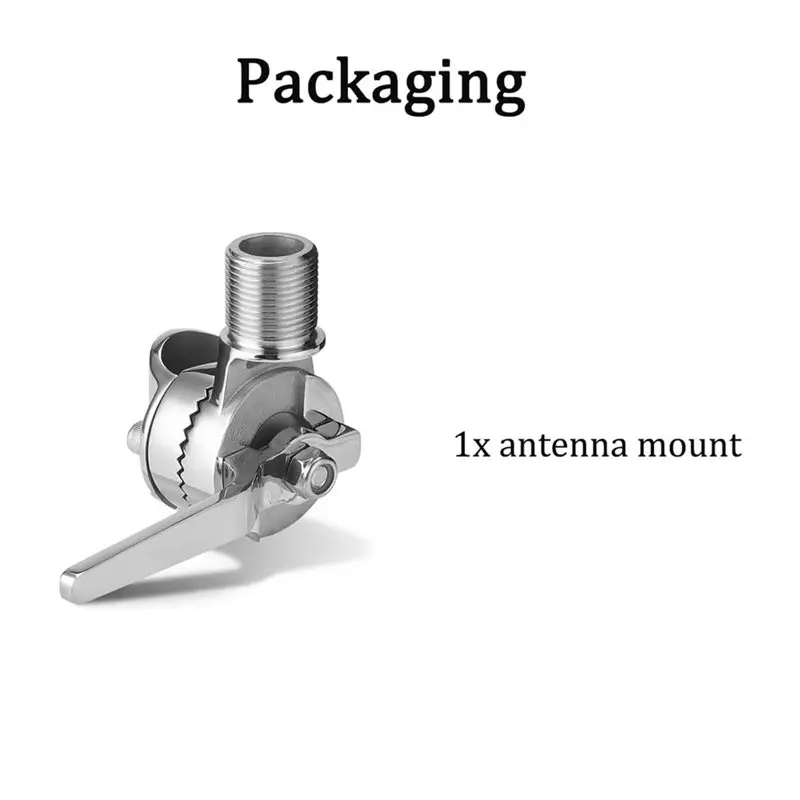 618 Mega Sale Marine VHF Antenna Mount Rail Mount Adjustable Antenna Base, Ratchet Mount, Ratchet Mount Base Pipe Clamp