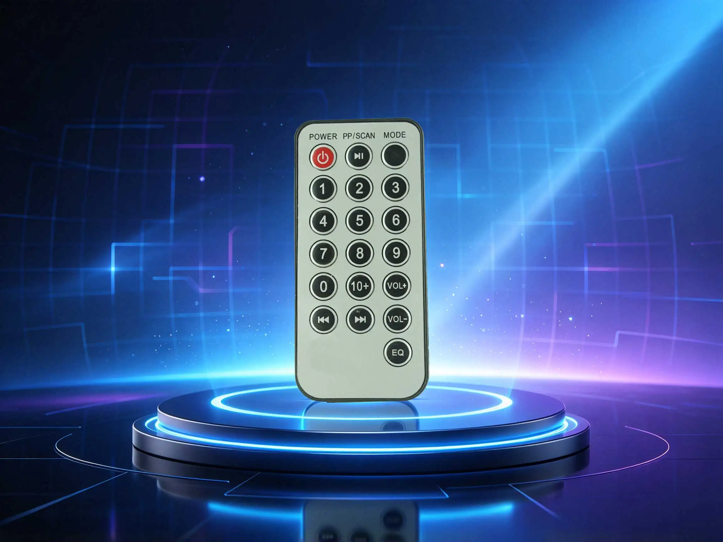Remote Control Compatible For Telefunken TMA-100U & Xtreme Bass Sound XBS Ovni Portable Wireless LED Speaker