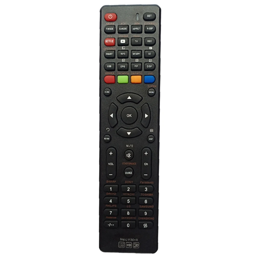 Rm-L1130 +X TV Remote Control Universal for AKIRA AOC BBK ELENBREG PRIMA OPENBOX THOMSON DAEWOO JVC Smart Tv