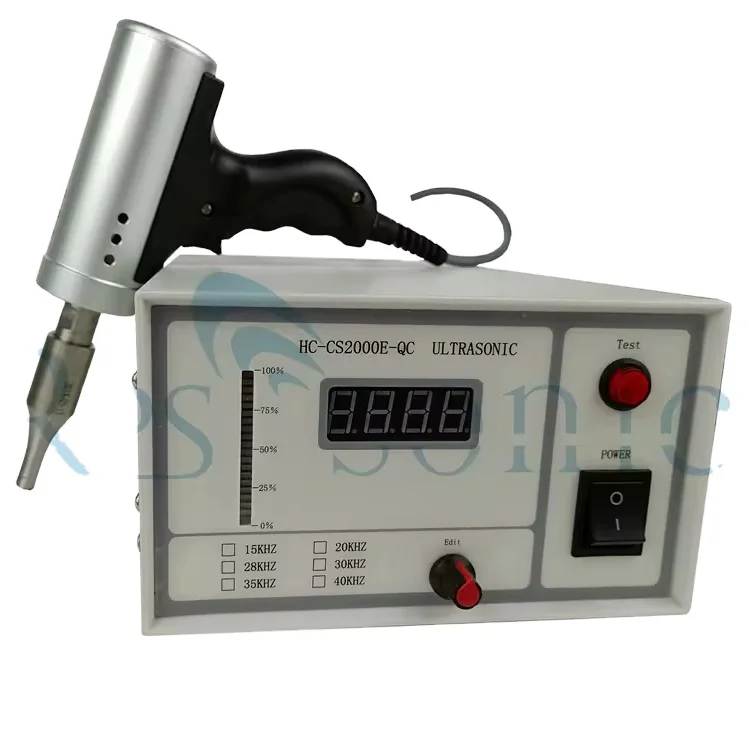 High Frequency Handheld 35Khz Ultrasonic Spot Welding Gun Welder For Non-woven Welding With Digital Generator