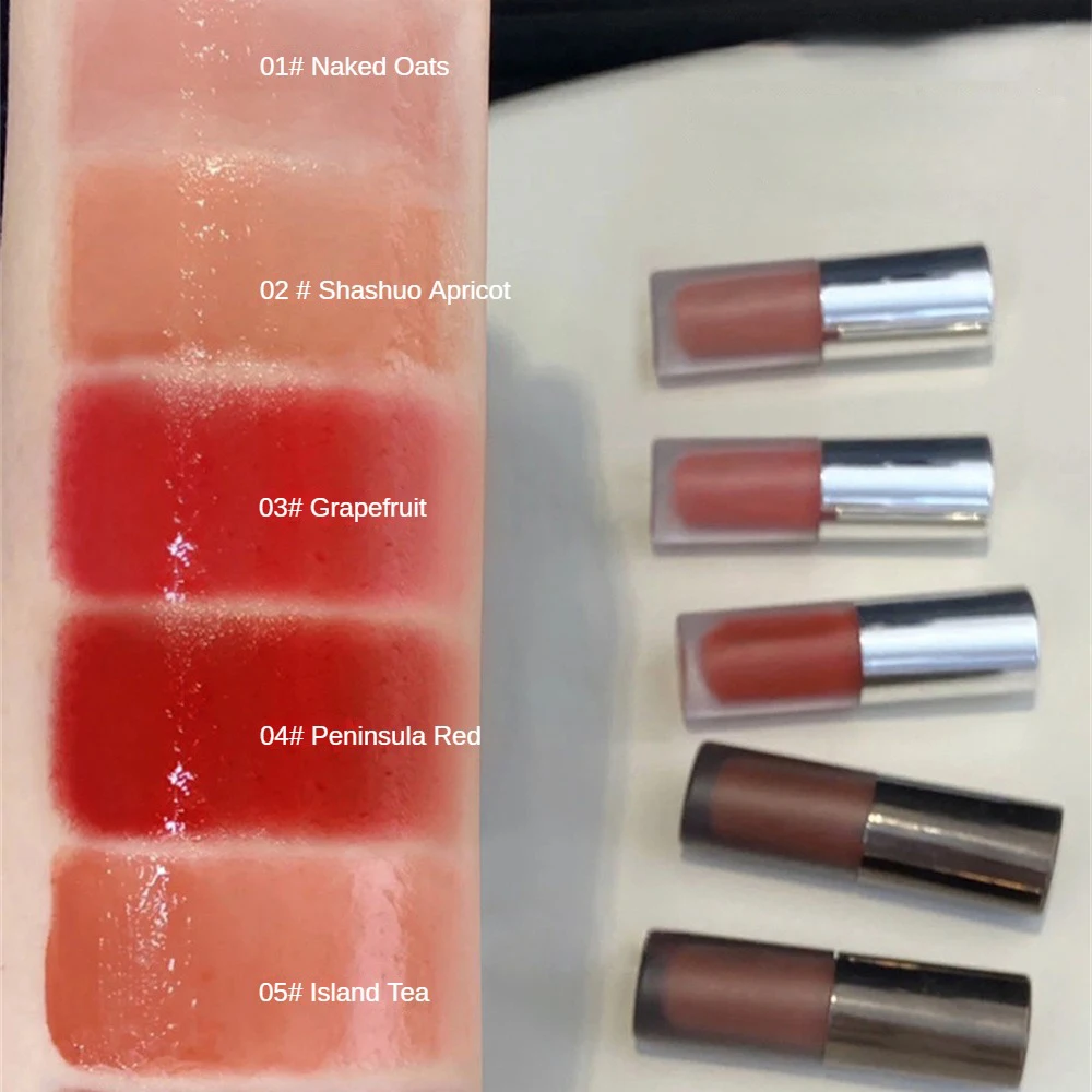 Film-forming Quick-dr Glassy Apply Smoothly Glassy Lip Gloss Lip Makeup Affordable Lip Gloss Pursed Lips Long-lasting Color