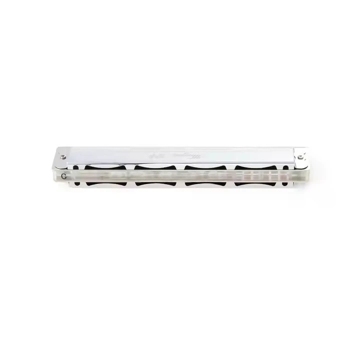 24 Holes Chromatic Harmonica, Professional Performance Instrument, Copper Plated, Conjurer Magic Tuning, Advanced Musicians
