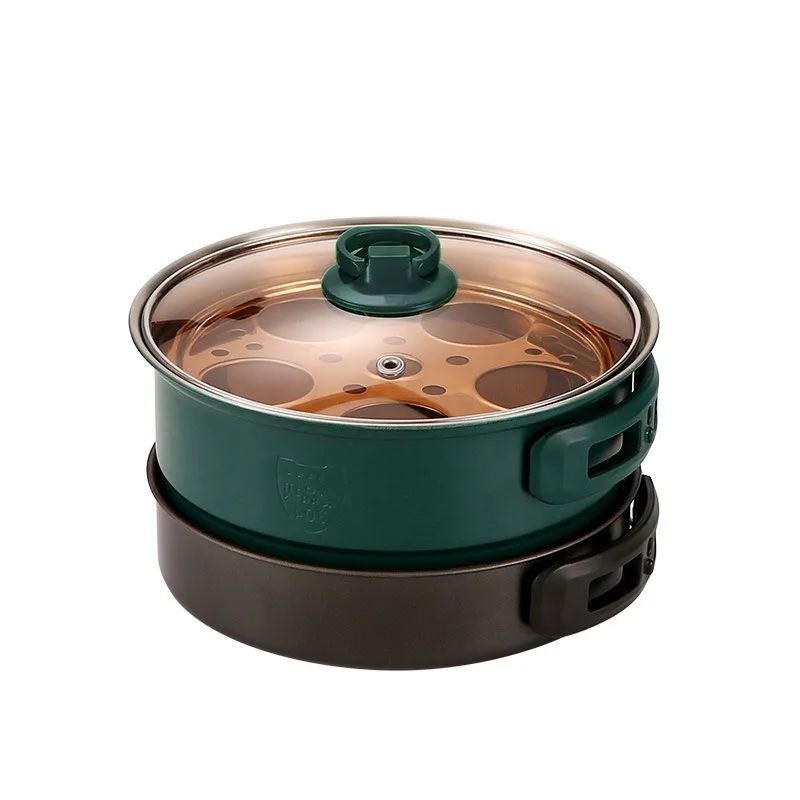 Multifunctional folding pot travel portable small electric cooking pot split electric hot non-stick 110V