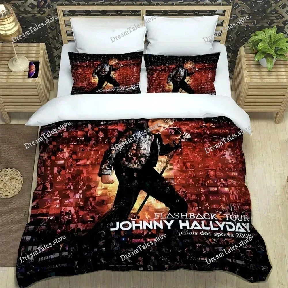 

Rock Star Johnny Hallyday Bedding Sets Exquisite Bed Supplies Set Duvet Cover Bed Comforter Set Bedding Set Luxury Birthday Gift