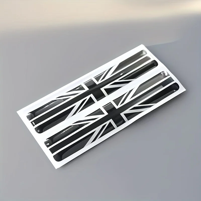 2pcs Small  UK GB Flag Car Stickers Emblem Decals Great Britain United Kingdom Union Jack For Truck Car Motorcycle Accessories