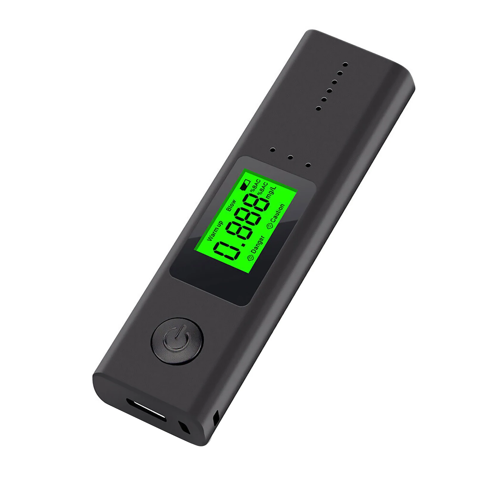 Breath Alcohol Tester Handheld Digital Breathalyzer LCD Display Portable Mini Meter Blowing Tester Detector Alcoholimetros