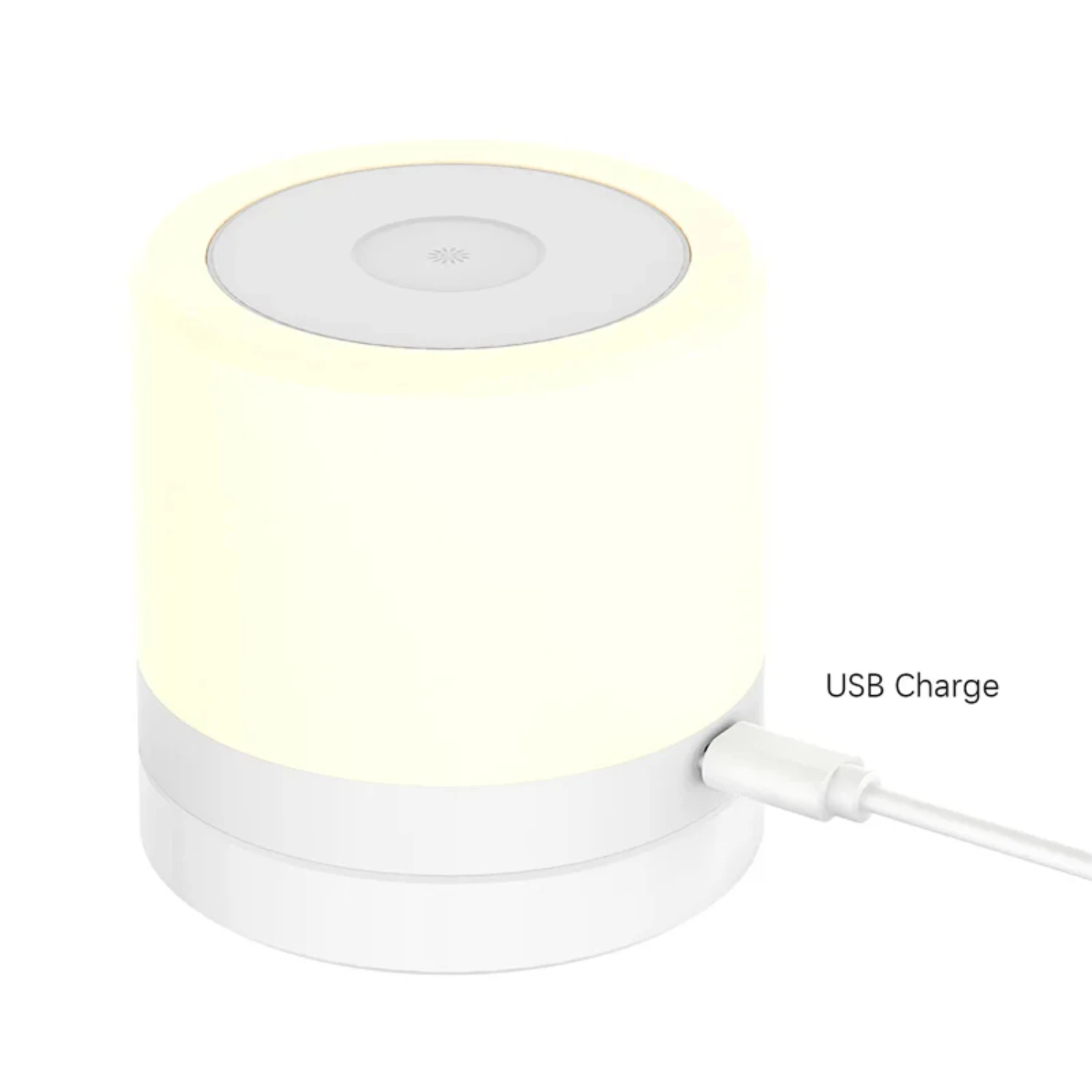 Neue LED Nachtlicht Touch Licht Sensor Steuerung Tragbare USB Powered Farbwechsel Atmosphäre Lampe Nacht Schlafzimmer Wohnzimmer