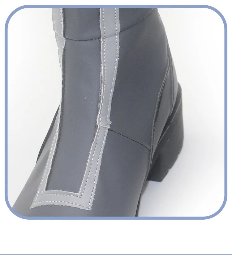 Motoko Kusanagi 코스프레 신발 PU 가죽 신발 할로윈 파티 부츠 애니메이션 액세서리 코스프레 소품 맞춤 제작