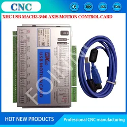 XHC Ethernet Mach3 Breakout Board 3 4 6 Axis USB Motion Control Card Resue 2MHz Support For CNC Lathe Engraver NEWCARVE