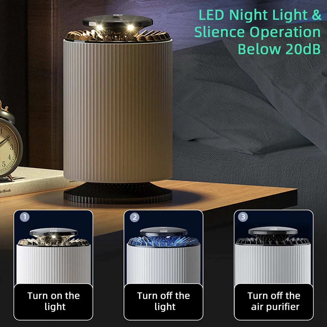 Xiaomi Youpin-車の空気清浄機,Hepaフィルター,pm 2.5,寝室のUV発電システム,防臭剤,中古