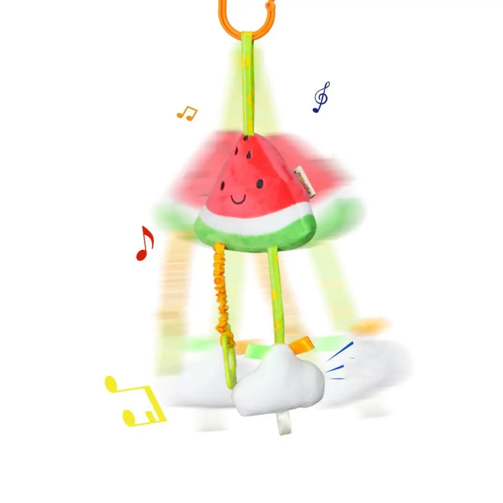 Fruit Kinderwagen Hangend Speelgoed Zacht PP Katoen Kinderwagen Bed Hangend Speelgoed Wieg Hangende Bel Slijtvast