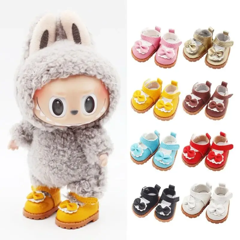 17cm Plush Doll Labubu Idol Princess Shoes Casual Sports Shoes Clothing Gifts