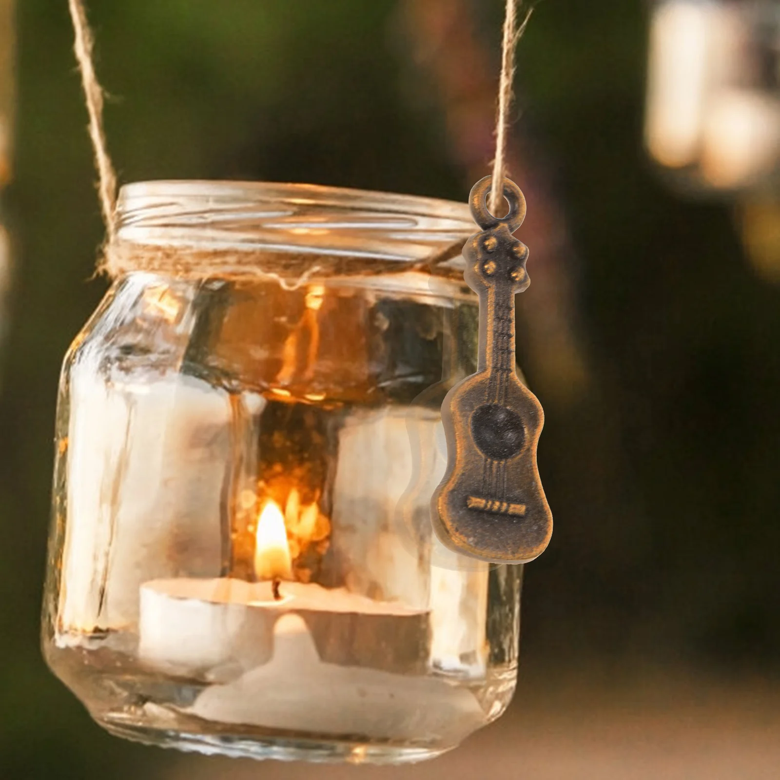 

50 шт., подвески в виде гитары, мини-металлический чехол для телефона «сделай сам», украшения, уникальные аксессуары для рукоделия для изготовления ювелирных изделий, чехол для телефона