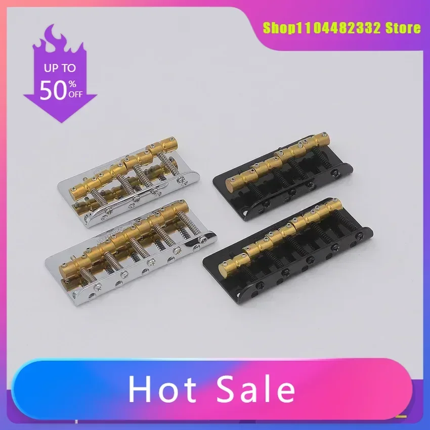 H X Shop Store--Wilkinson WBBC Puente de bajo de 4/5 cuerdas – Actualización rígida vintage, carga superior para precisión/bajo de jazz (1 juego)