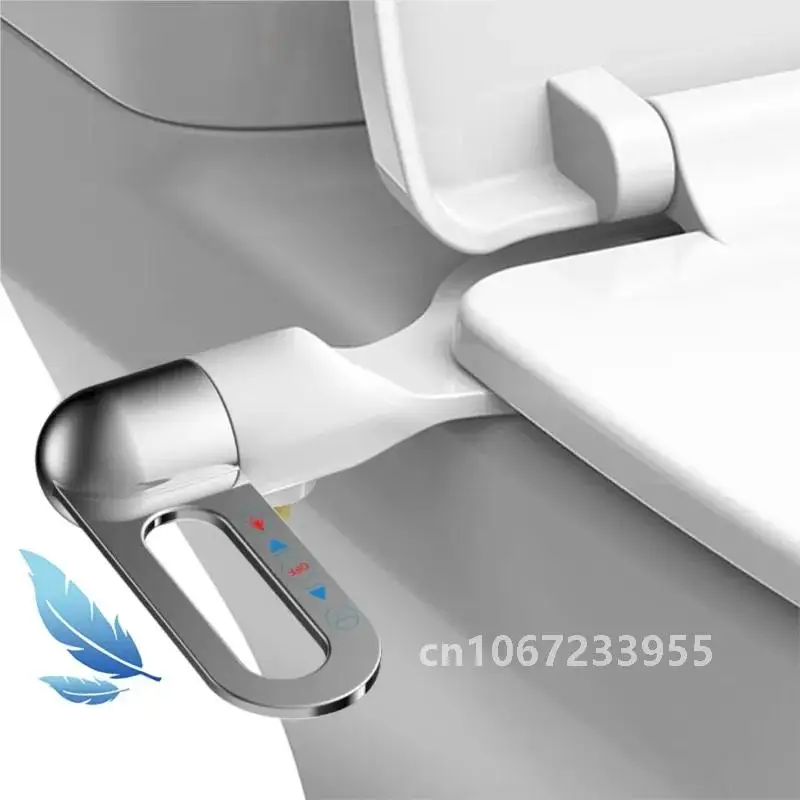 Bidet Accessoriestoilet Bowl Fresh Water Sprayer Dual Nozzle Adjustable Water Pressure Lady's Self-Cleaning Non-Electric Bidet