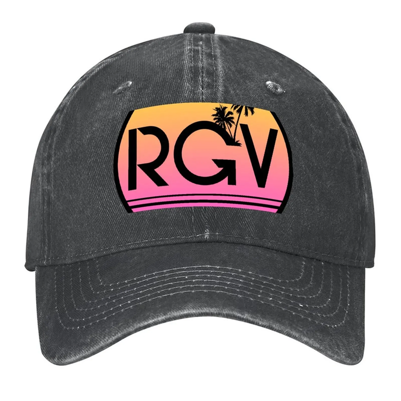 

RGV Logo Baseball Cap New In Hat hats for men Golf Big Size Hat Women's Beach Outlet 2025 Men's