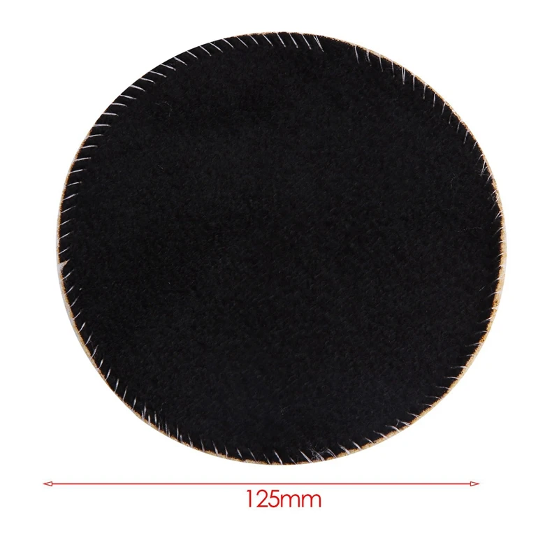 80Pcs 125Mm Car Polishing Pad 5 Inch Polish Waxing Pads Fiber Polisher Bonnet Car Paint Care