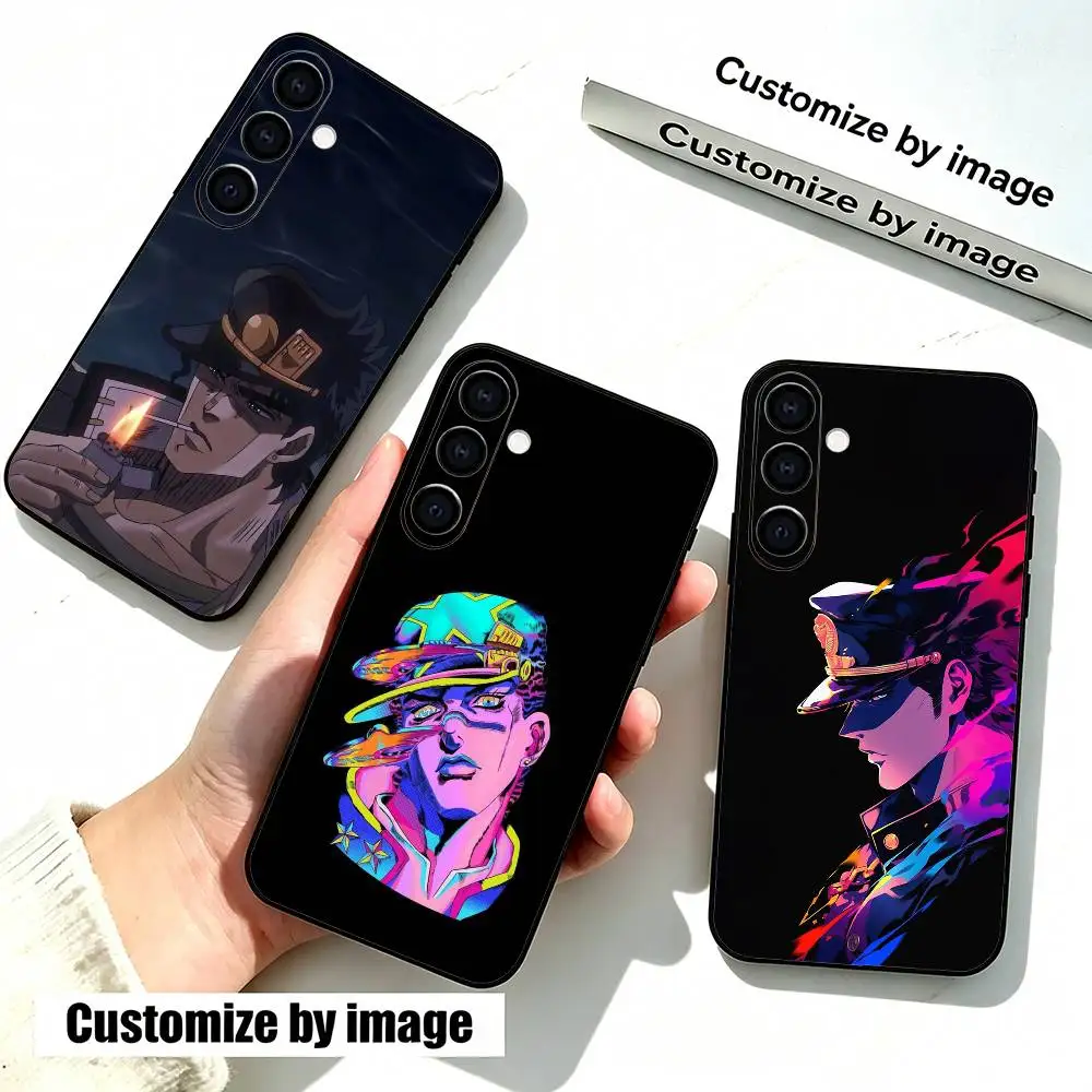 Anime JOJO J-Jotaro K-Kujo  Phone Case For Samsung Galaxy A73,A72,A71,A70,A53,A52,A51,Others Soft Black Cover