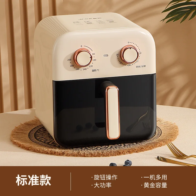 Air Fryer 5L Electric Hot Fryer Oven Oilless Cooker with Touch Control & Nonstick Basket & Visible Window, Family Size 220V