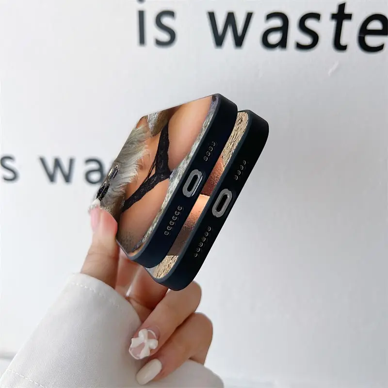 Sexy Women Model Ass Tattoo Phone Case for iPhone 11 15 Pro Max Case Coque 14 Plus 13 Pro 12 11 XS XR 7 8 SE 2020 TPU Soft Cover - Image 3
