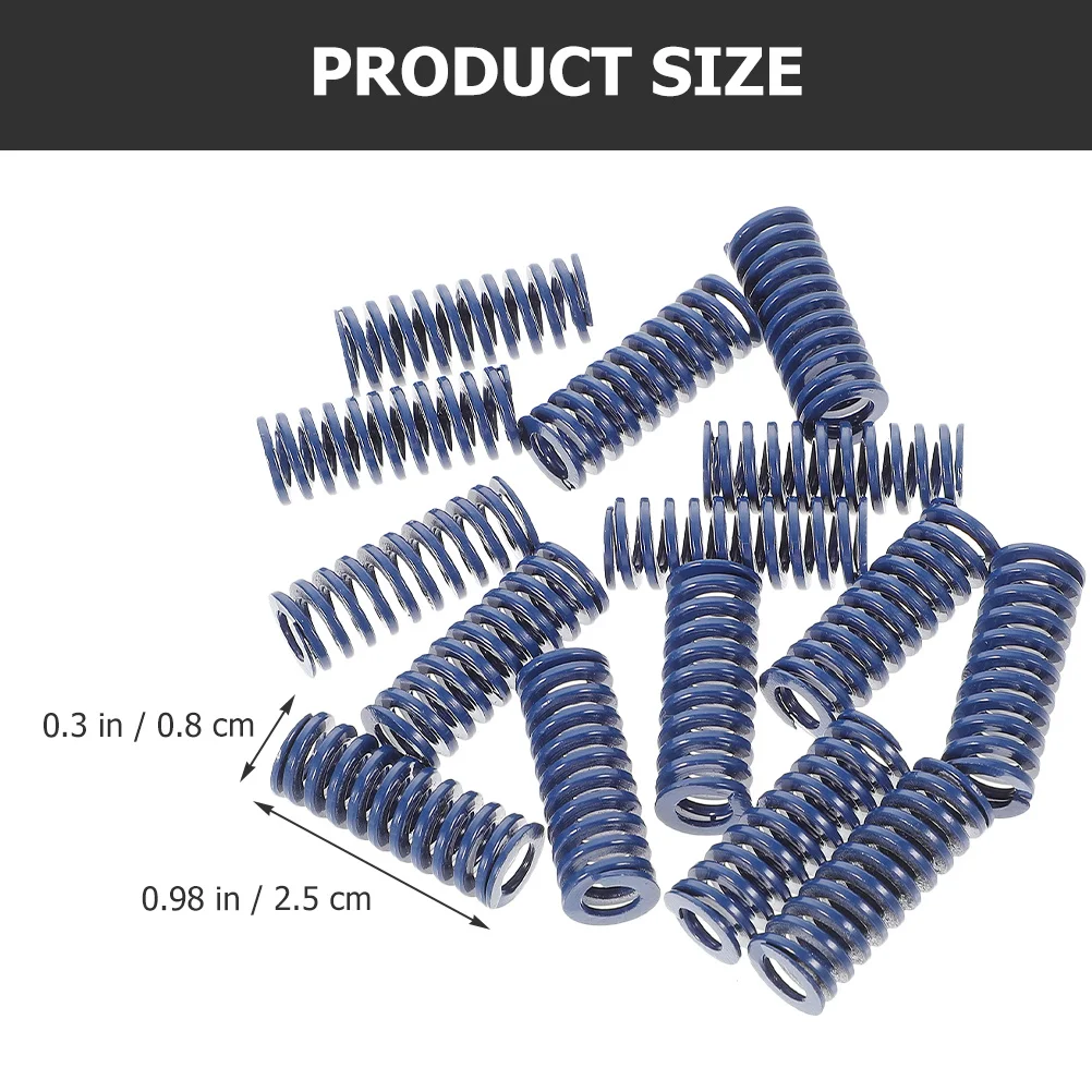 

15Pcs 8mm 3D Printer Upgrade Springs High Temperature Resistance Excellent Texture Durable Mould Die Spring Kit