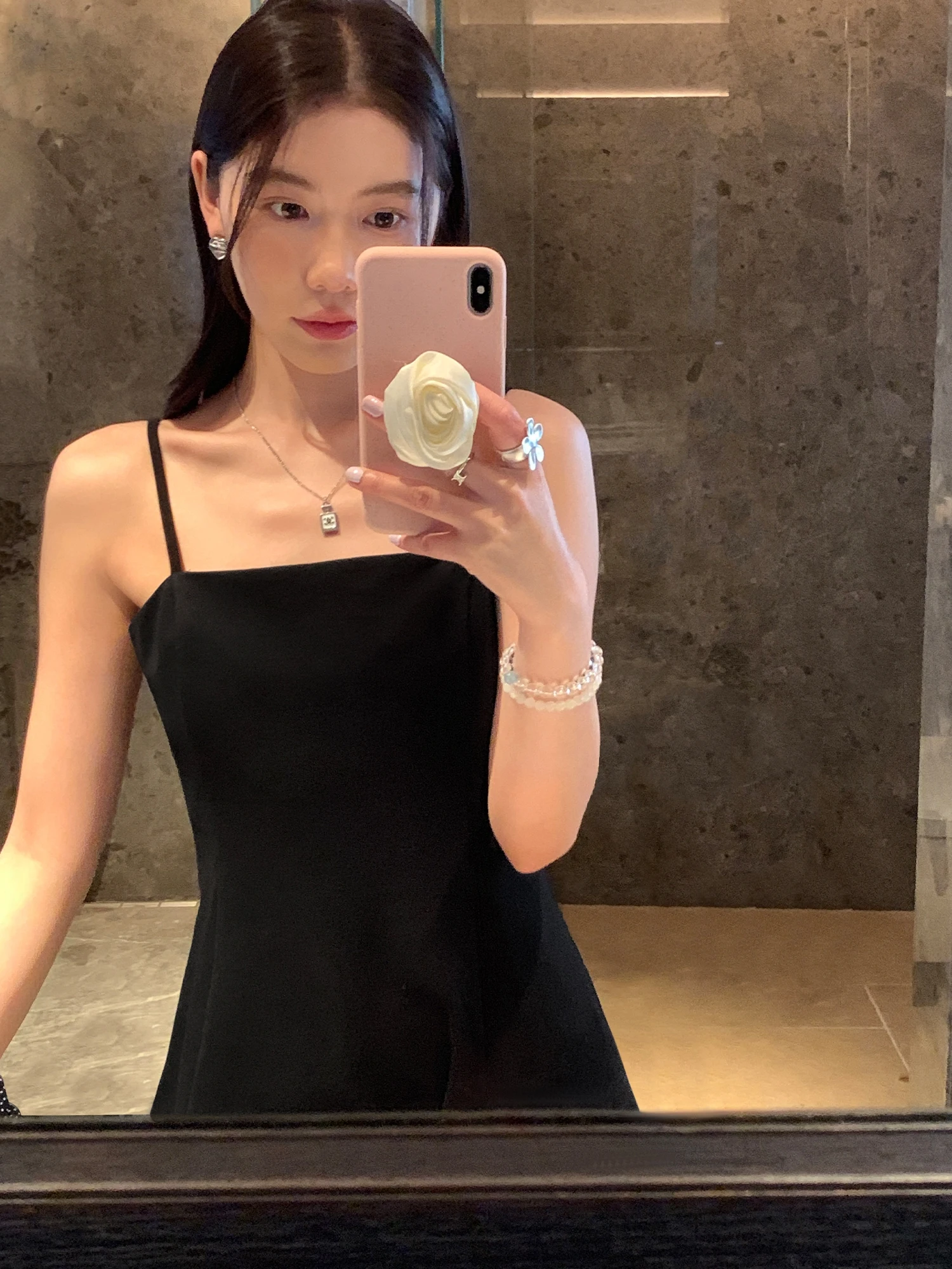 Pusumede Paper Figure One Shoulder Strap Vest Women Summer Outdoor Wear Slimming Tube Top Shoulder Exposure Top