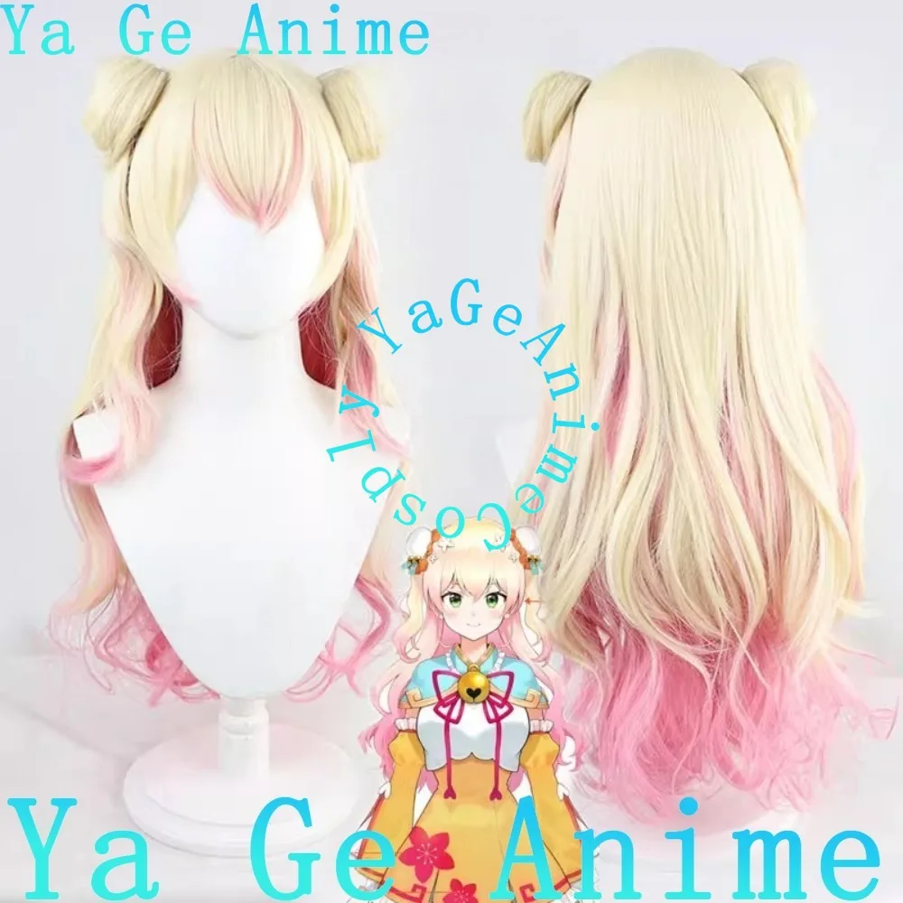

Ya Ge Anime Store Hololive Generation 5 YouTube Streamer Orange Representative Momosuzu Nene Cosplay Wig