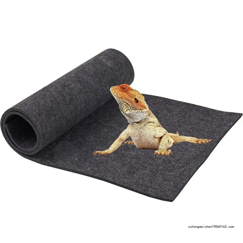 28GF Large Size and Long Lasting Balck Mat for Pet Bedding Iguanas Reptiles Tanks