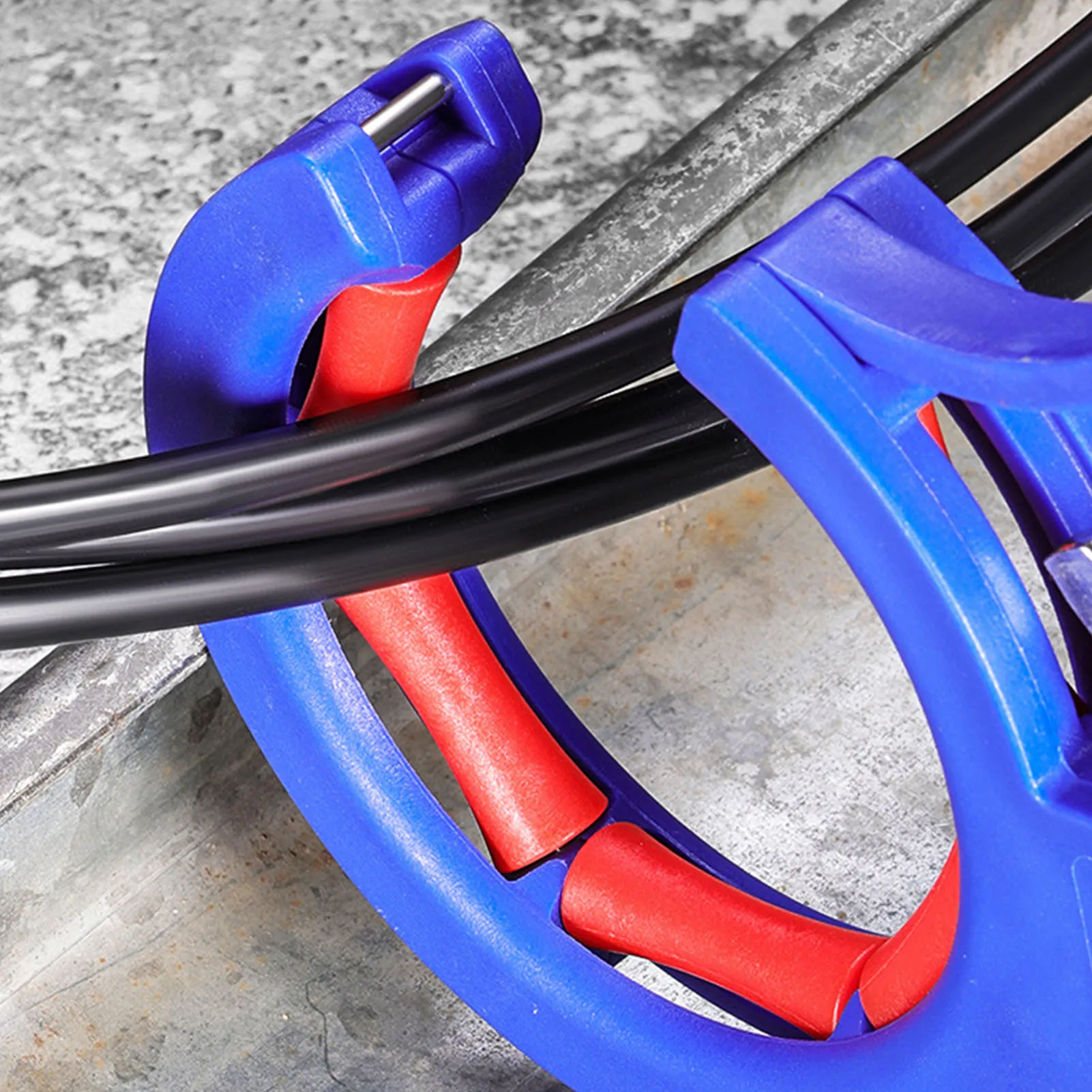 Cable Tray Pulling Roller Blue Protective Nylon Stainless Steel Cable Tray Pulley Thickened for Outdoor Indoor Corner