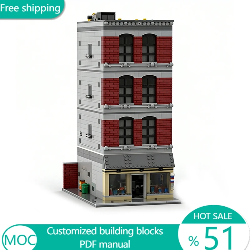 

3252 детали: Загадочная база из знаменитого фильма - Комикс-версия MOC, модульный конструктор, простой DIY набор для сборки, подарок для мальчиков