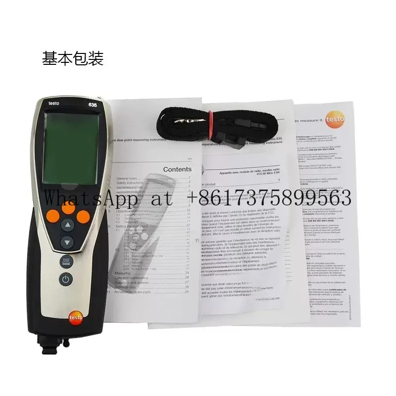 Medidor de Temperatura e Umidade de Precisão T635-1 – Instrumento de Medição Confiável para Armazéns