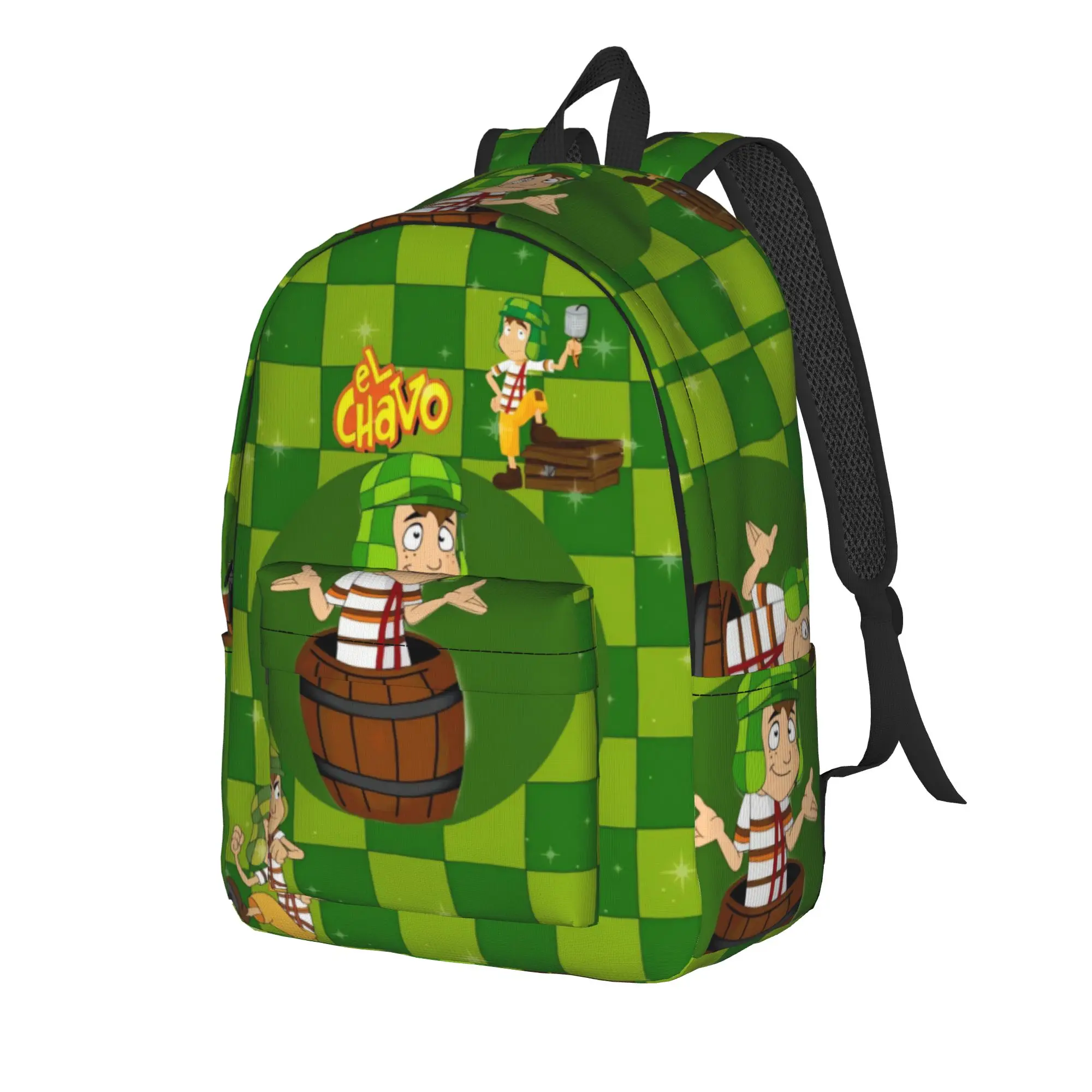 El Chavo del Ocho Backpack  University Backpacks Teen Cute School Bags Design Lightweight Rucksack