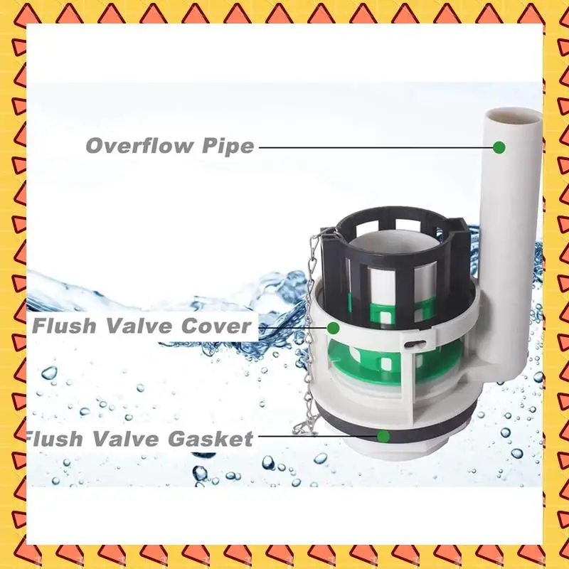 

A008 Сливной клапан для унитаза, комплект для замены смыва для унитаза из двух частей, запасные части для унитаза, детали бачка для унитаза TOTO