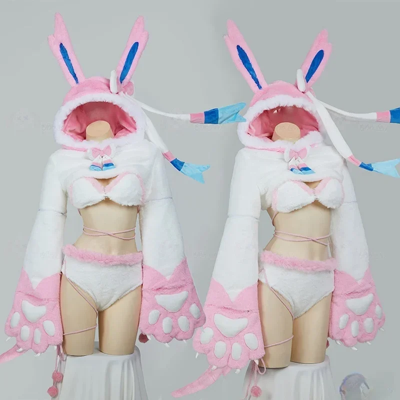 

Sylveon Nymphali Feelinara Cosplay Costume For Halloween Christmas Festival Party Daily Fashionable role-playing costumes