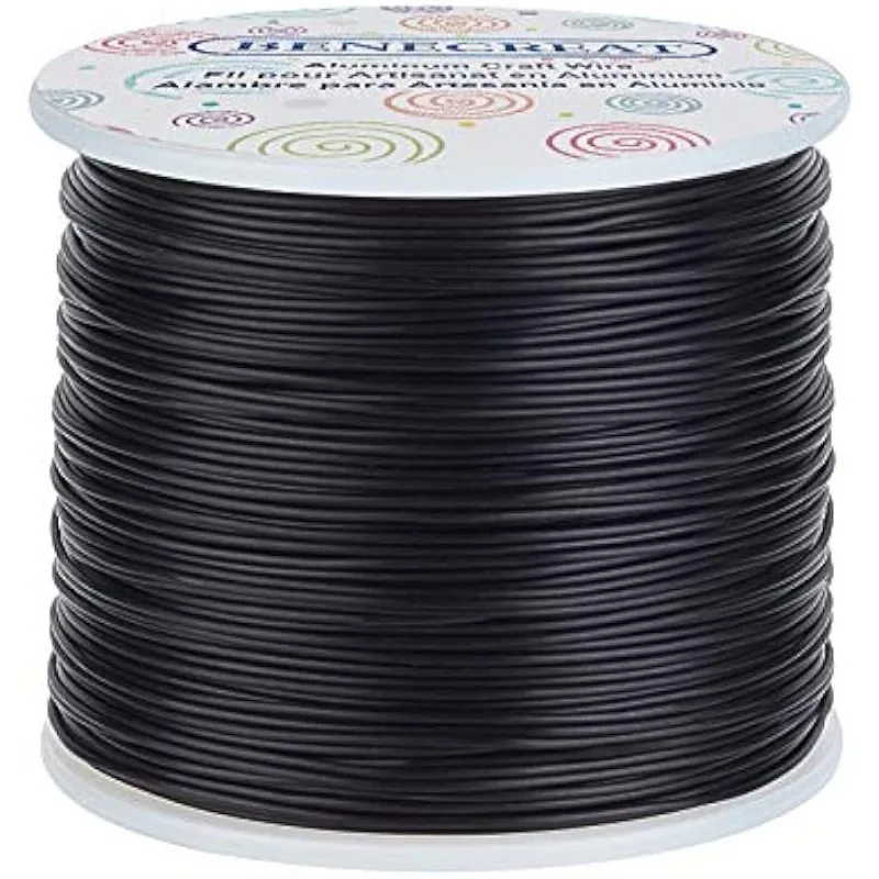150m 18 Gauge Matte Jewelry Craft Wire 492 Feet Tarnish Resistant Aluminum Wire for Beading Sculpting Model Skeleton Making